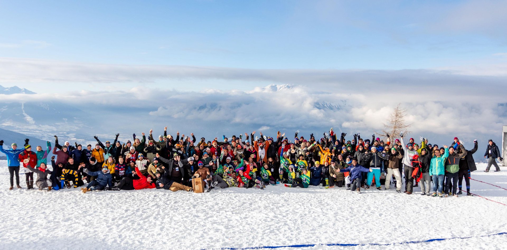 Snow Rugby Gruppenbild Teilnehmer 2023