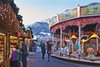 Christmas market marketplace carousel 